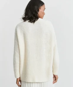 Alpaca Boucle Cocoon Crewneck