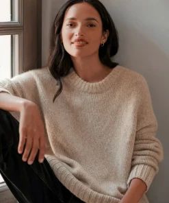 Alpaca Cocoon Crewneck