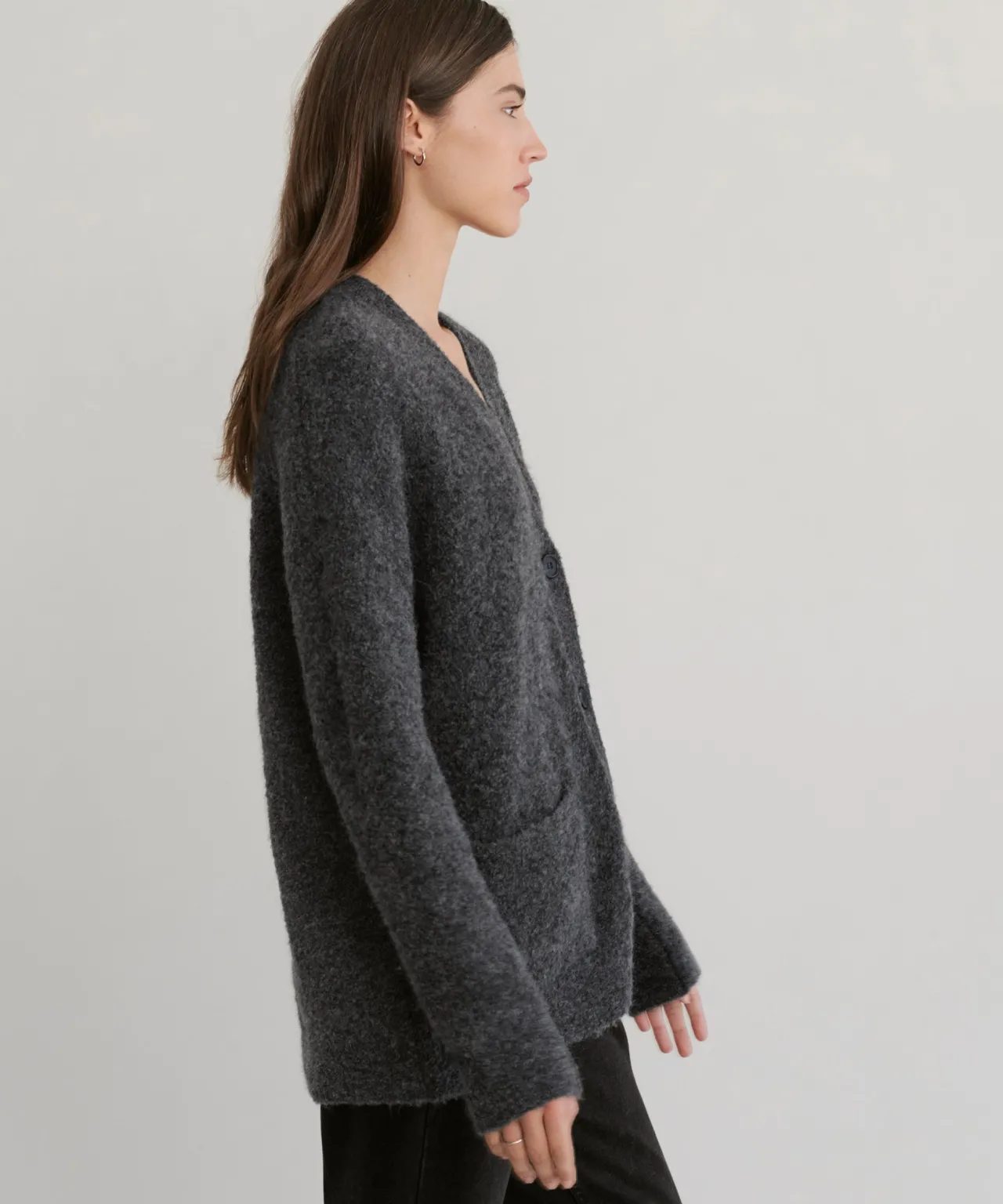 Boucle Cocoon Cardigan