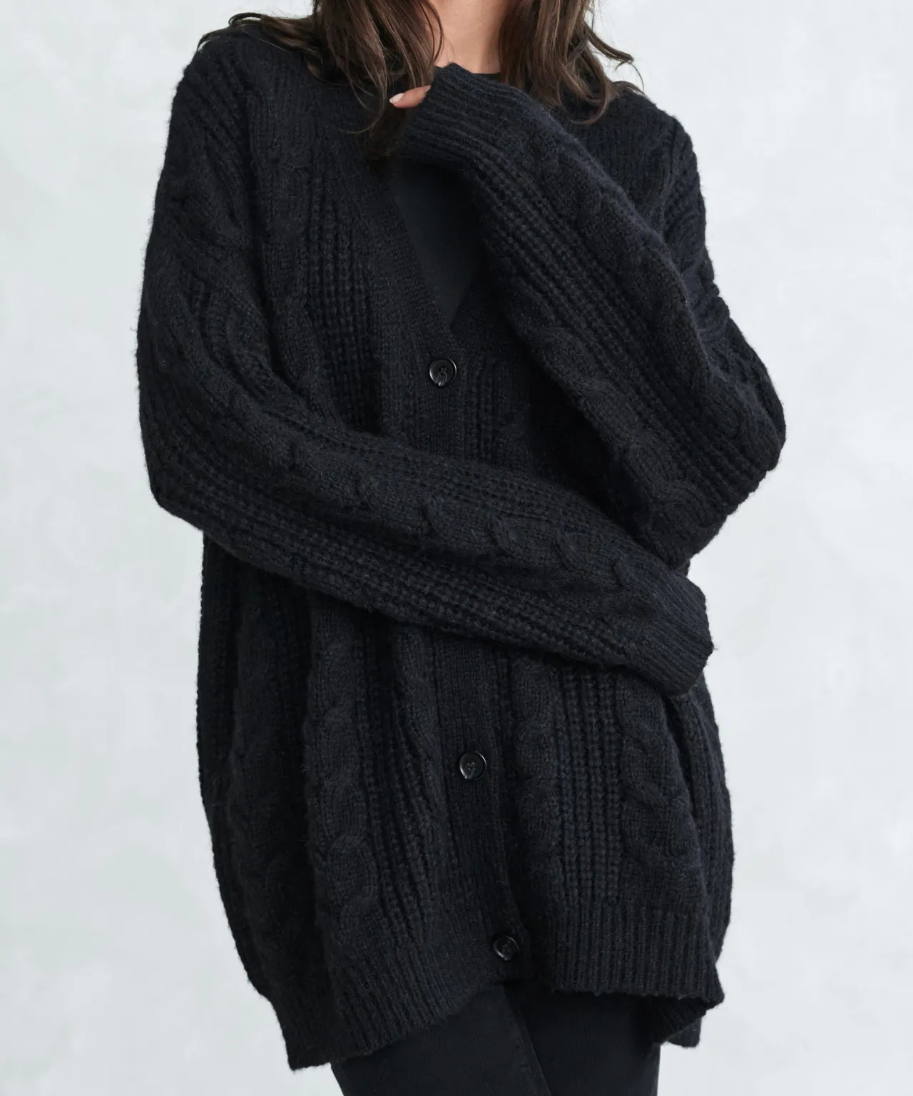 Cable Cocoon Cardigan