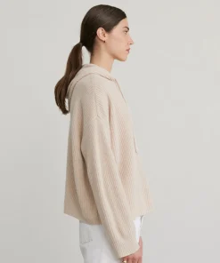 Cashmere Fisherman Hoodie