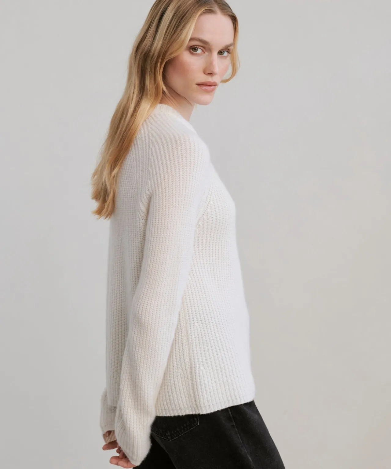 Cashmere Fisherman Sweater