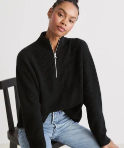 Cashmere Half Zip