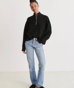 Cashmere Half Zip
