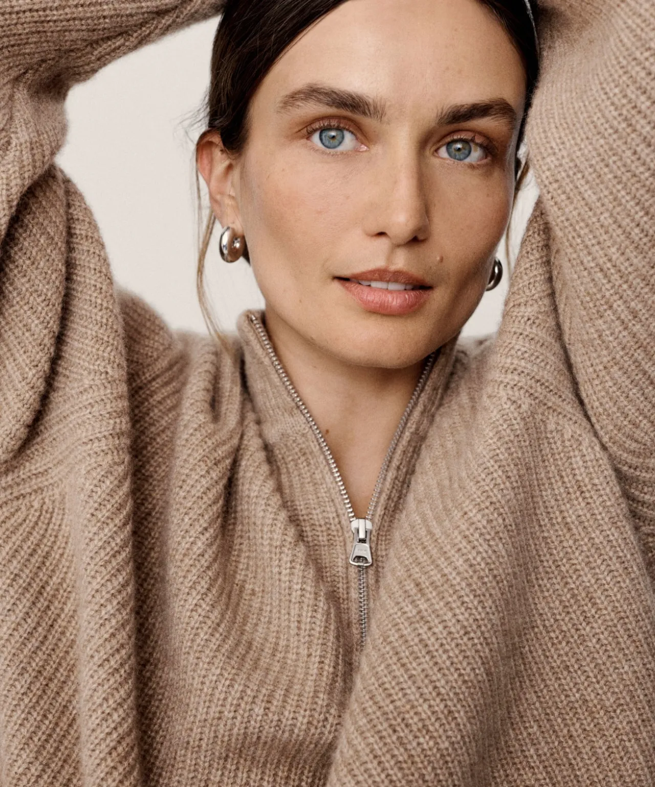 Cashmere Half Zip