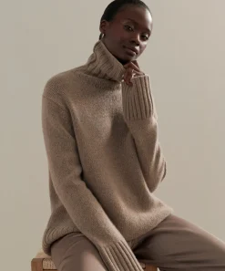 Cashmere Jet Turtleneck