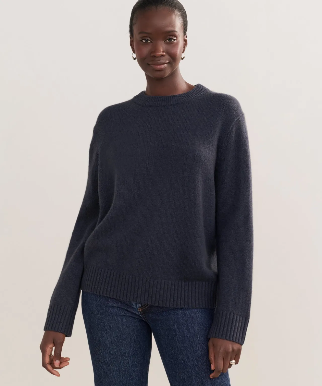 Cashmere Oversized Crewneck