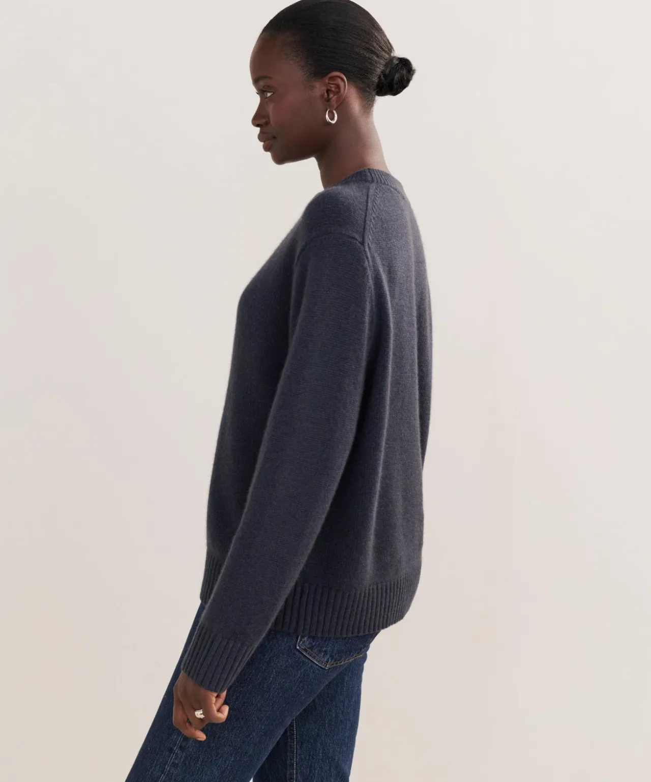 Cashmere Oversized Crewneck