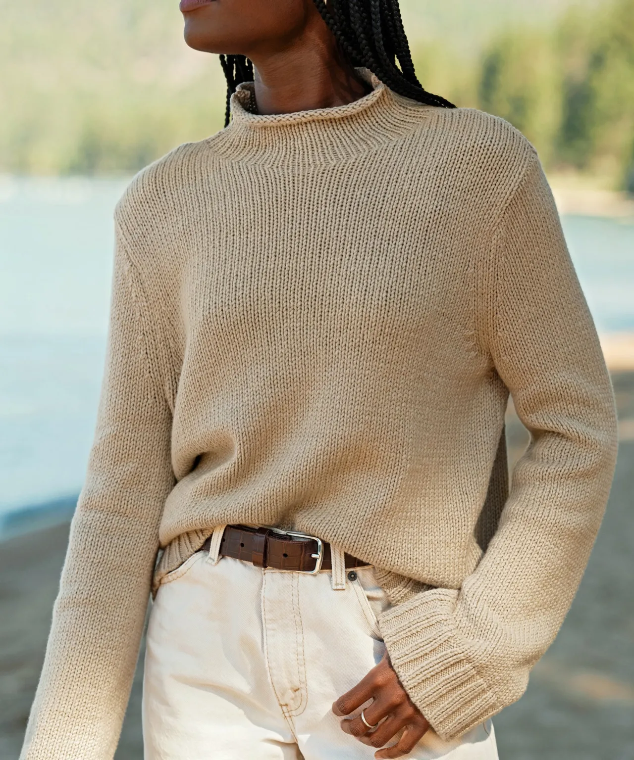 Classic Mockneck Pullover