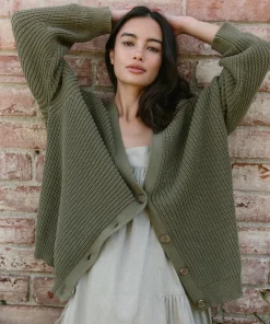 Cotton Cocoon Cardigan