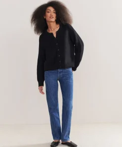 Cotton Hayes Crewneck Cardigan