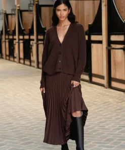 Cropped Cashmere Cocoon Cardigan