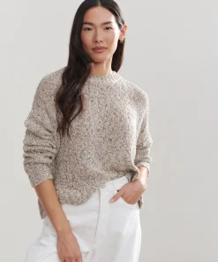 Cropped Cocoon Crewneck