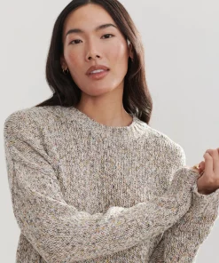 Cropped Cocoon Crewneck