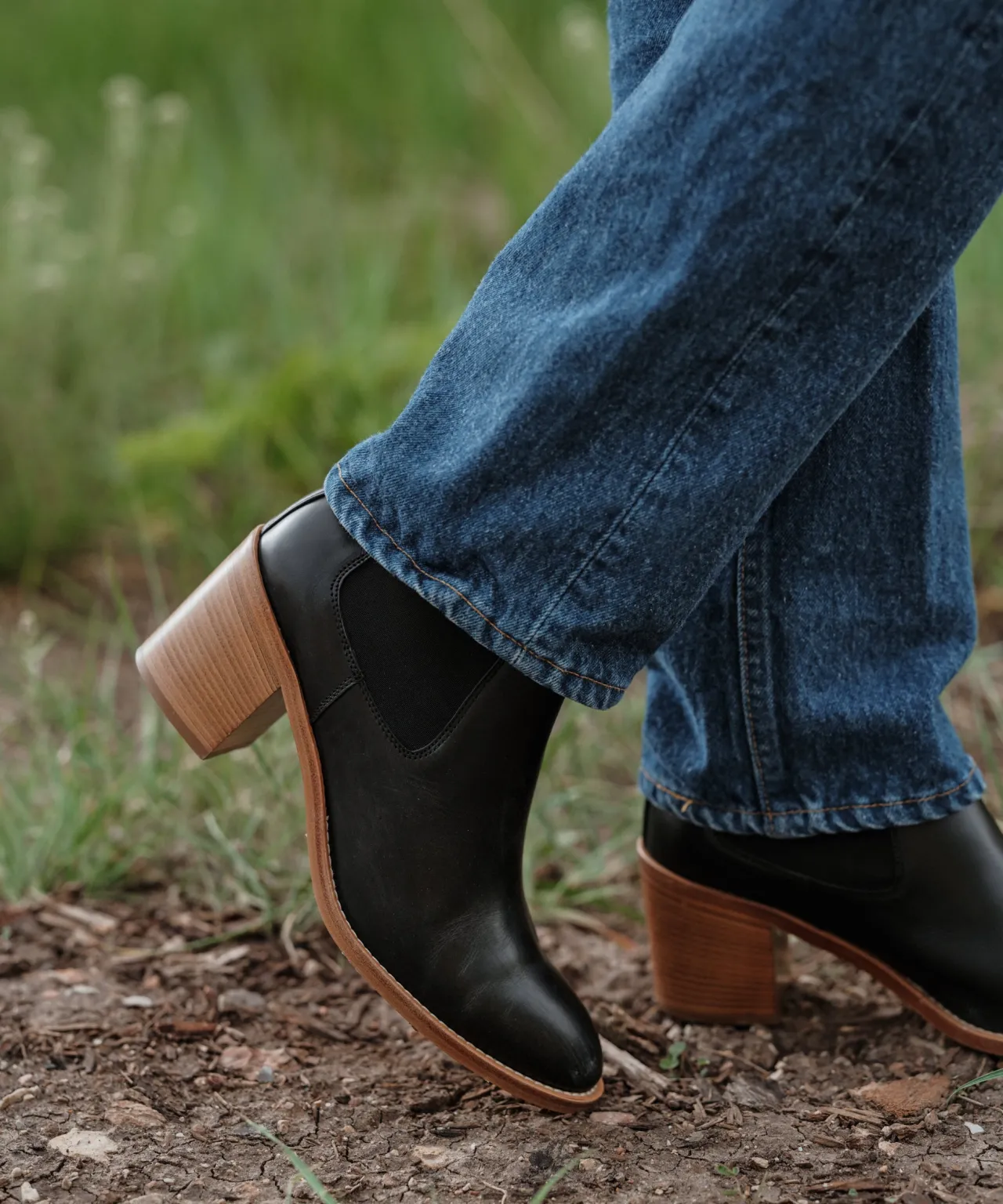 Leather Frankie Chelsea Boot