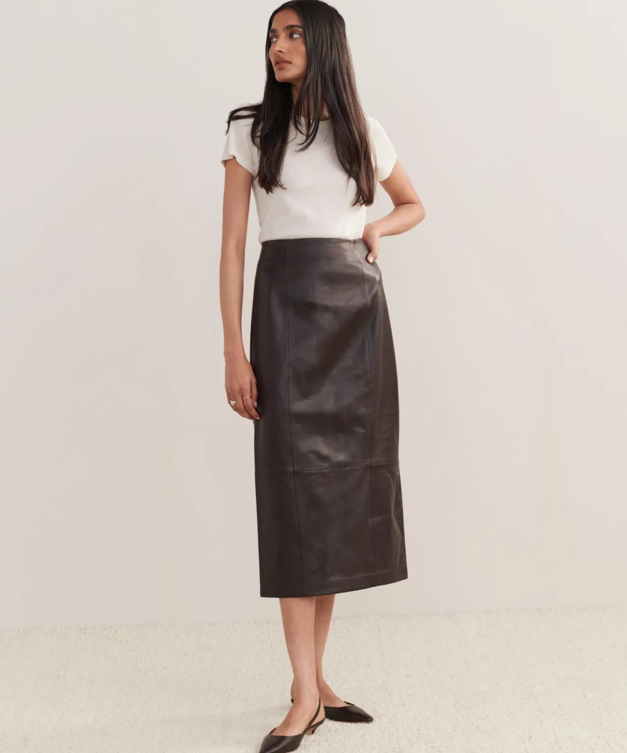 Leather Sienna Skirt