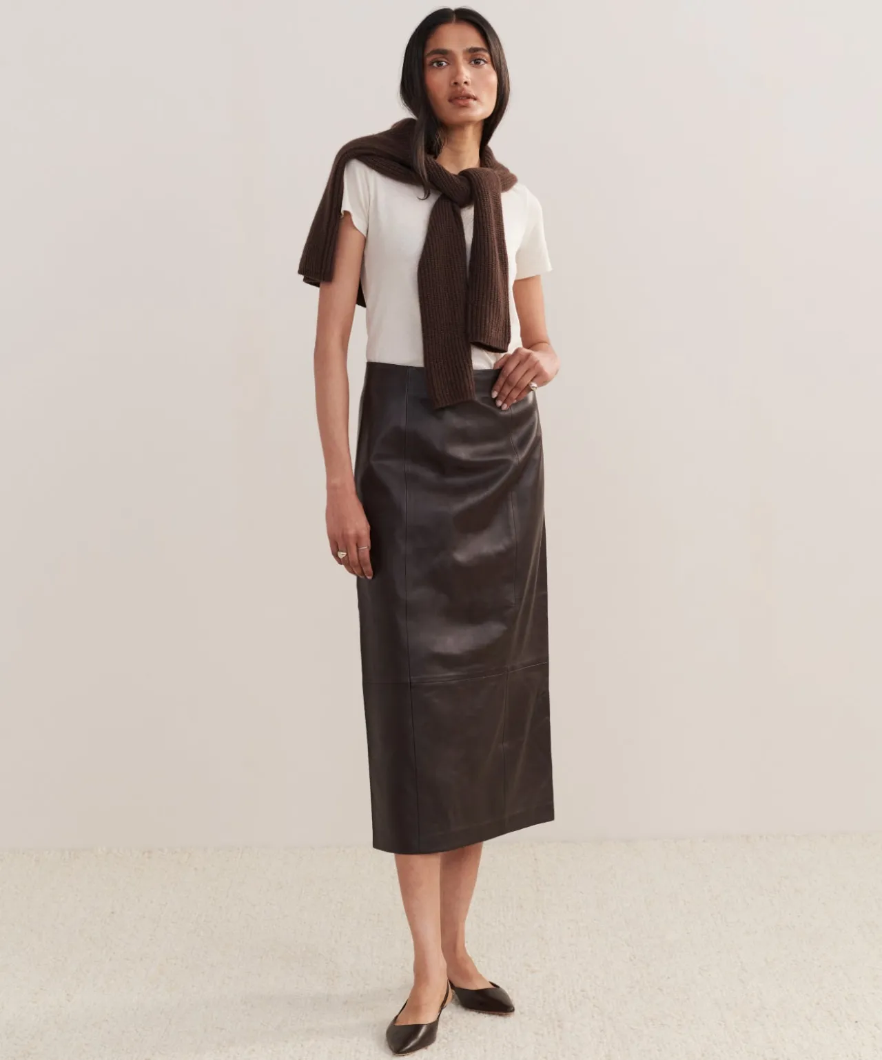 Leather Sienna Skirt