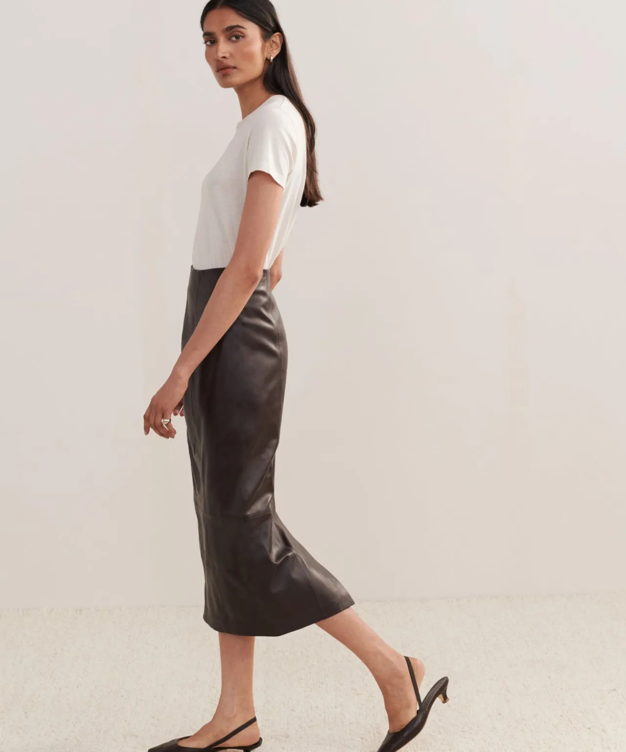 Leather Sienna Skirt