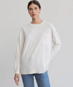 Long-Sleeve Vintage Pocket Tee