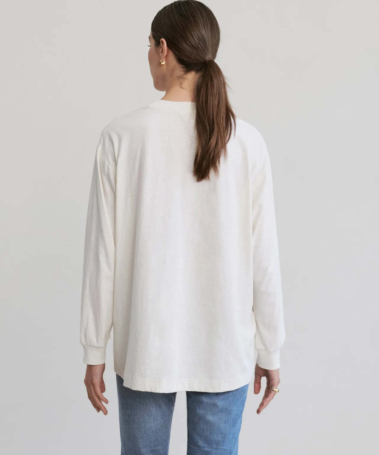 Long-Sleeve Vintage Pocket Tee