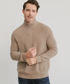 Men's Wool Half Zip