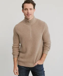 Men's Wool Half Zip