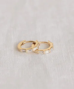 Merit Baguette Hoops