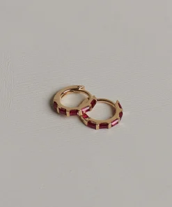 Merit Baguette Hoops