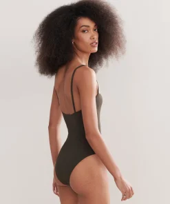 Petite Square Maillot Swimsuit