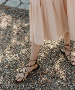 Pony Hair Strappy Sandal