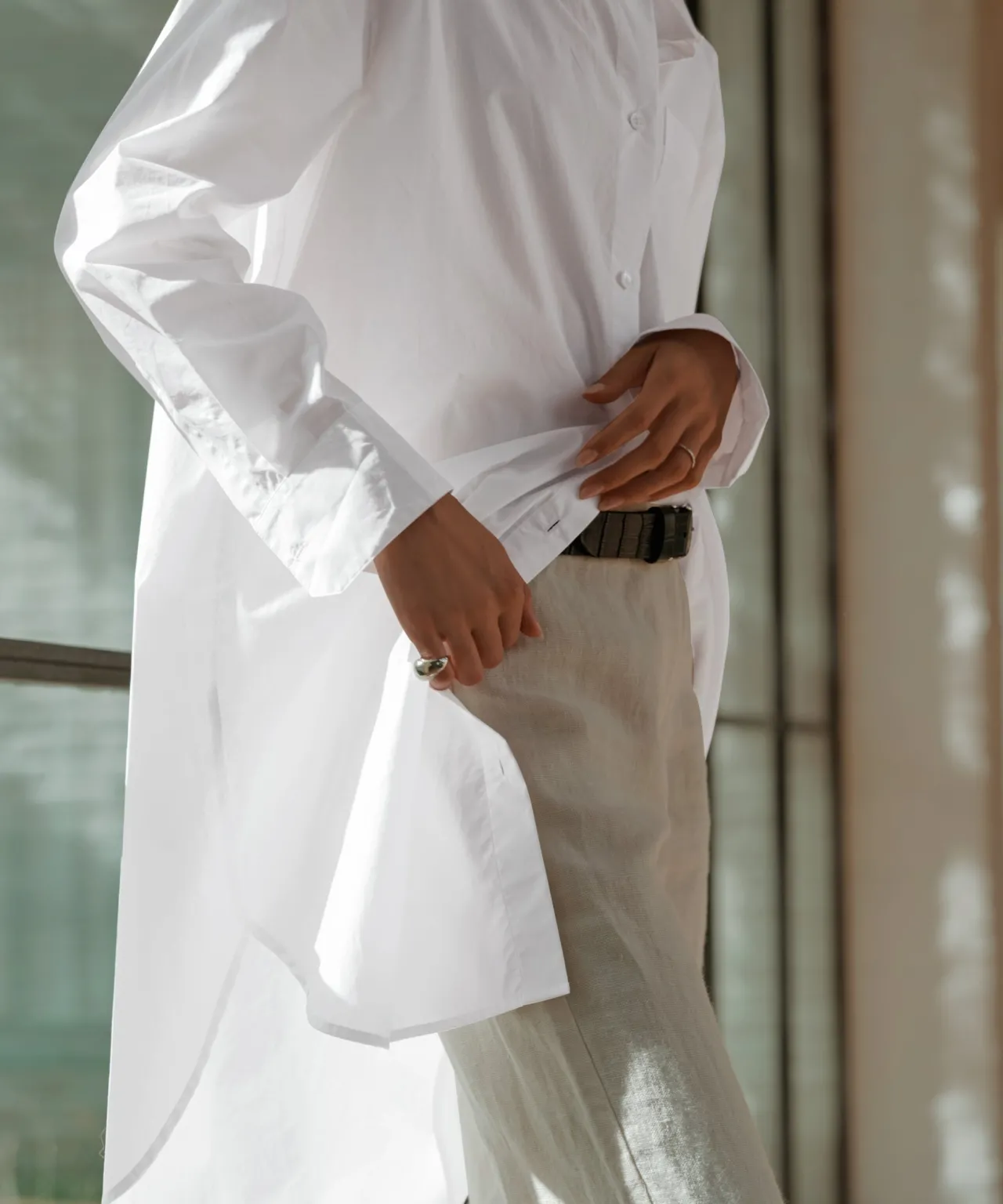 Poplin Shirt Dress