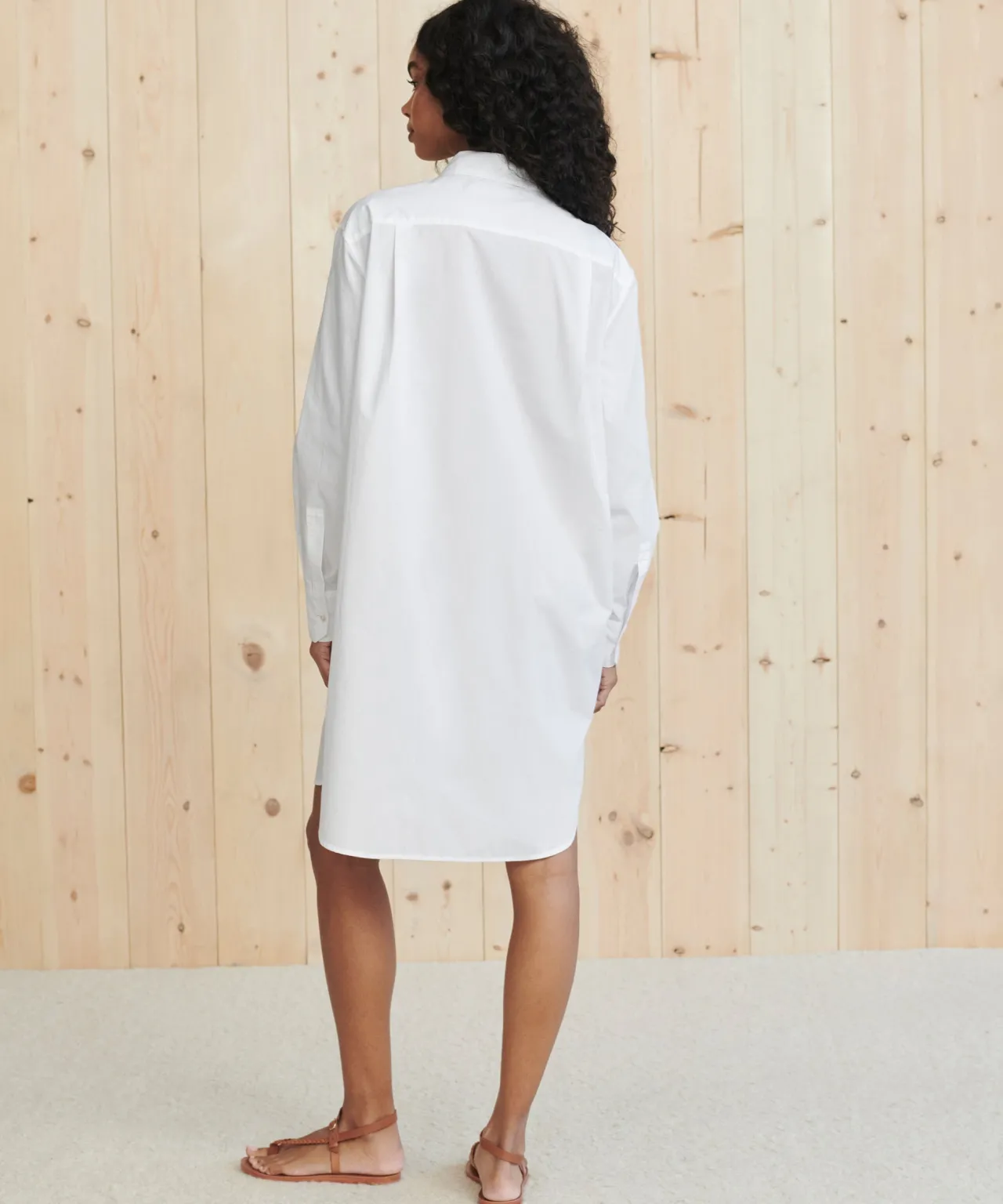Poplin Shirt Dress