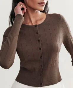 Ribbed Finley Cardigan