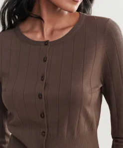 Ribbed Finley Cardigan