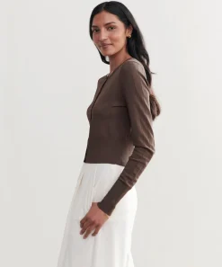 Ribbed Finley Cardigan