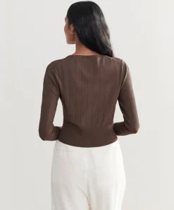 Ribbed Finley Cardigan