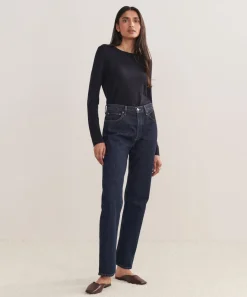 90's Pinch Waist Long Jean