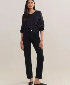 90's Pinch Waist Long Jean