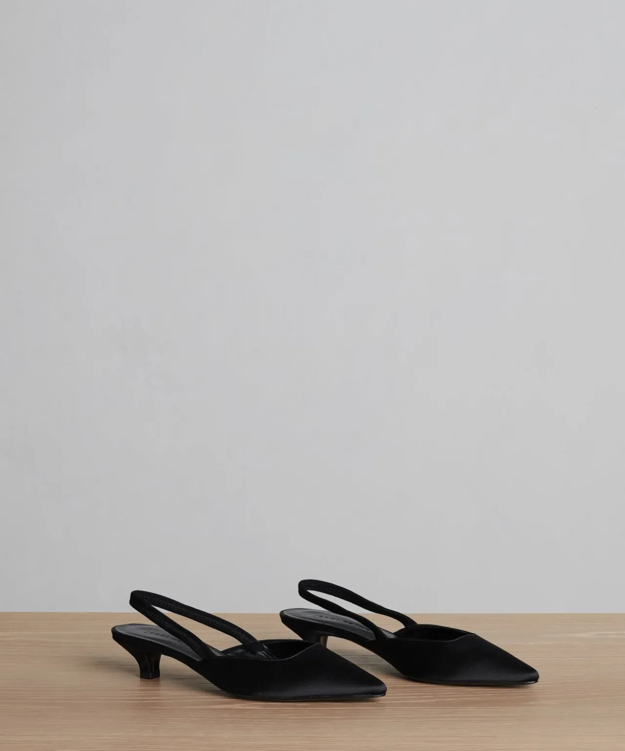 Satin Kitten Heel