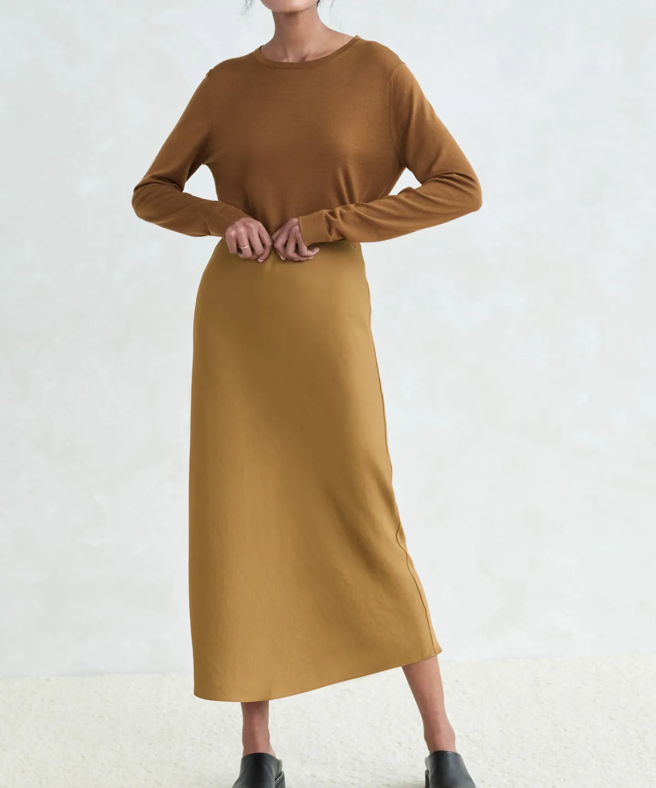 Satin Slip Skirt