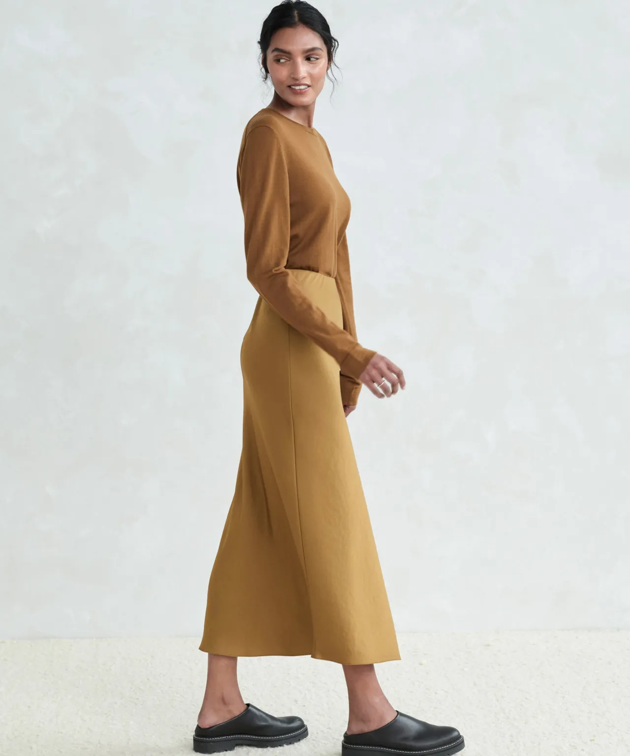Satin Slip Skirt