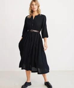 Seersucker Shirt Dress