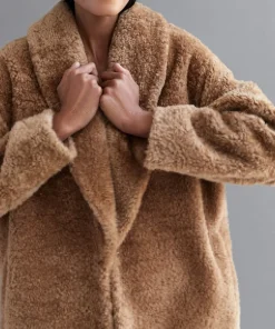 Shearling Yves Shawl Coat