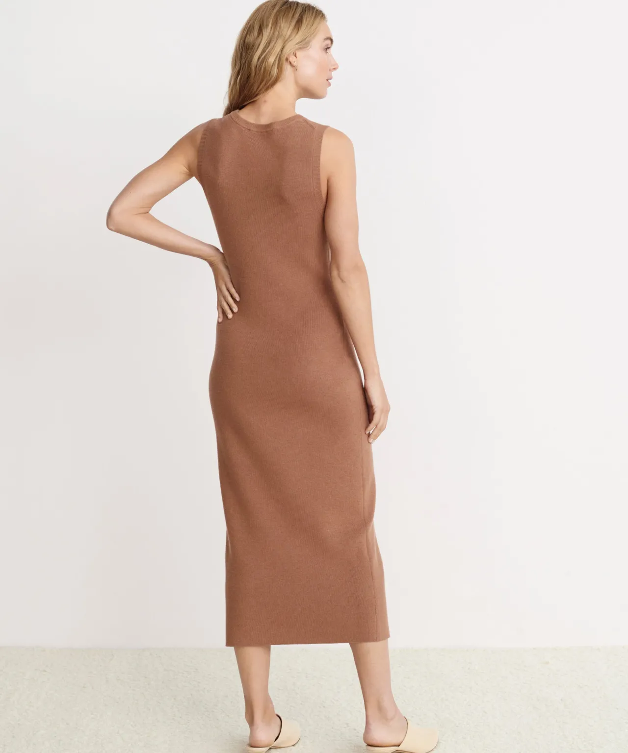 Sleeveless Sweater Dress