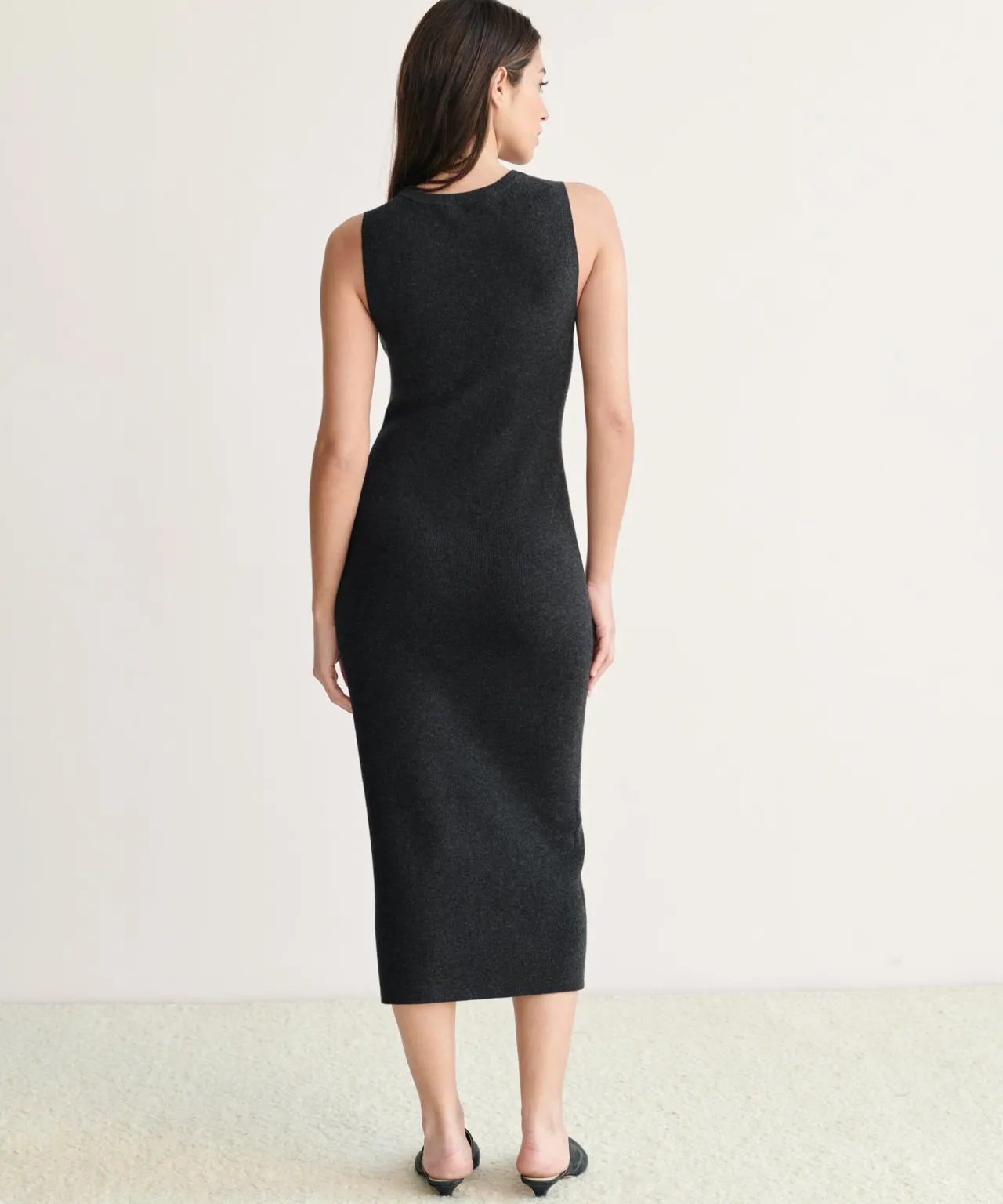 Sleeveless Sweater Dress