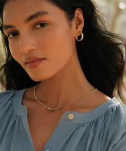 Stevie Grey Diamond Hoops