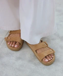 Suede Hutton Slide Sandal