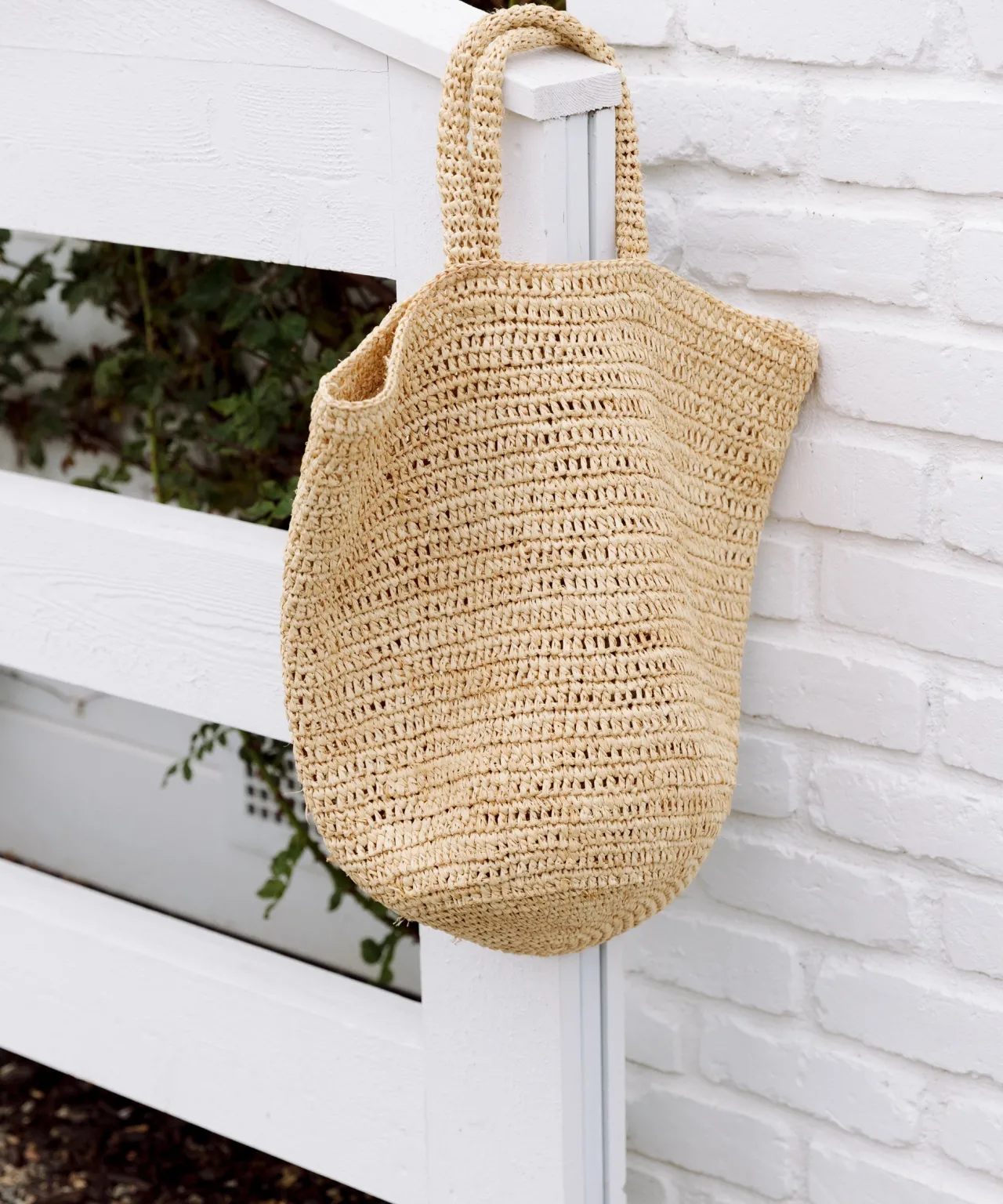Woven Raffia Tote