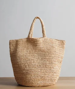 Woven Raffia Tote