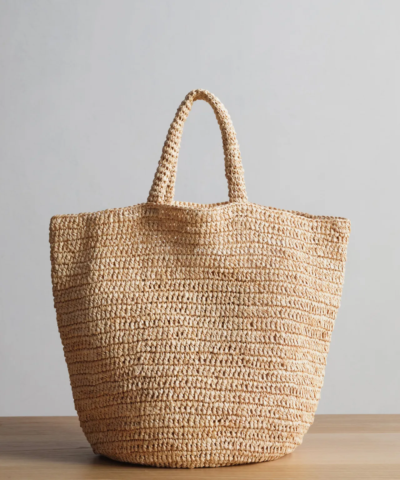 Woven Raffia Tote